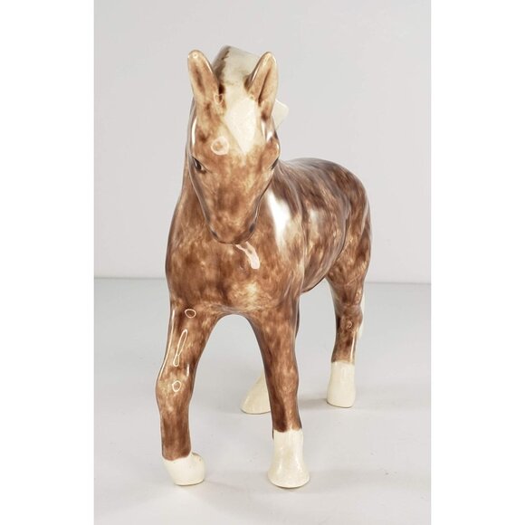 Dorothy Kindell Horse Red Trotting Figurine California Pottery RARE HTF #301 - Picture 2 of 9
